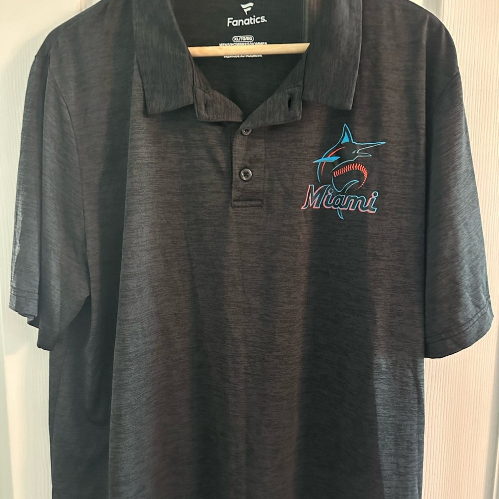 Fanatics Black Polo Shirt Casual Athletic Style